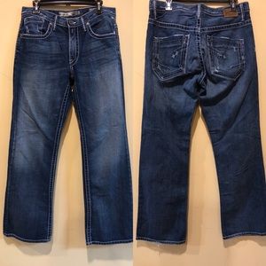 BKE Derek dark wash jeans, 31R